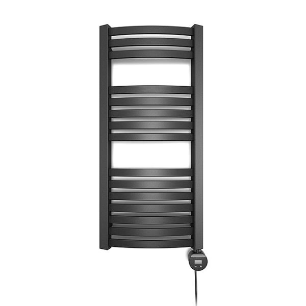 Terma Dexter (Wi Fi Controlled) H860 x W400mm Matt Black Electric Towel Rail with 300w VEO Heating Element - Image 3