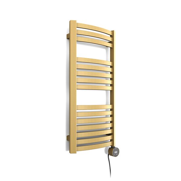 Terma Dexter (Wi Fi Controlled) H860 x W400mm Brass Electric Towel Rail with 300w VEO Heating Element - Image 4