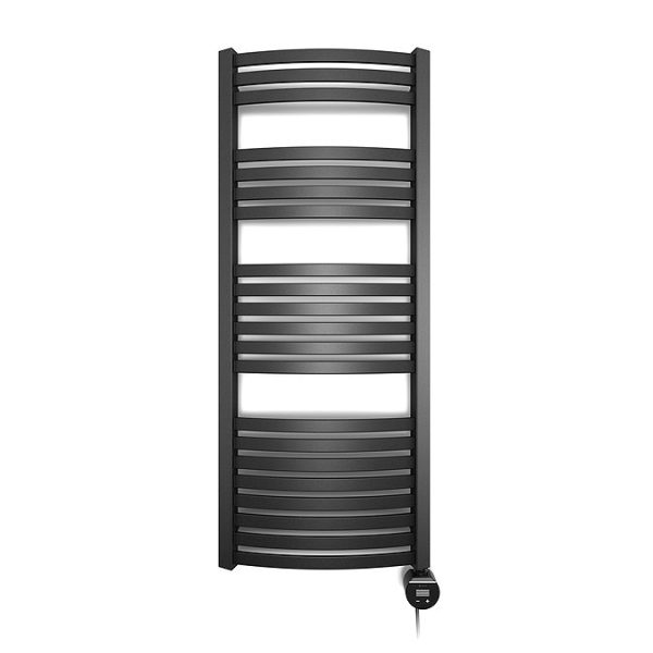 Terma Dexter (Wi Fi Controlled) H1220 x W500mm Matt Black Electric Towel Rail with 600w VEO Heating Element - Image 3