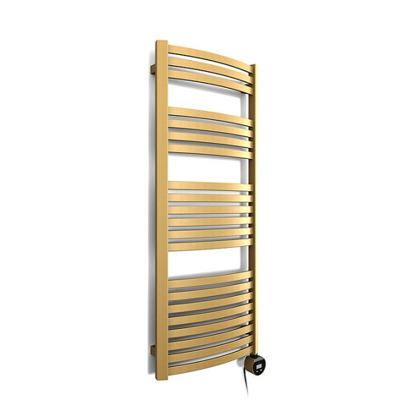 Terma Dexter (Wi Fi Controlled) H1220 x W500mm Brass Electric Towel Rail with 600w VEO Heating Element - Image 4