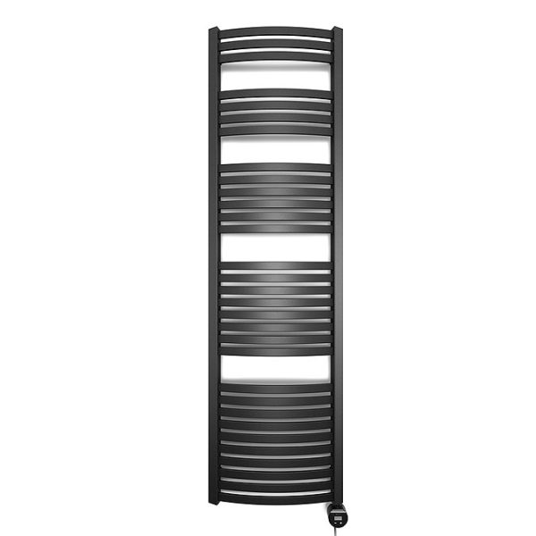 Terma Dexter (Wi Fi Controlled) H1760 x W500mm Matt Black Electric Towel Rail with 800w VEO Heating Element - Image 3