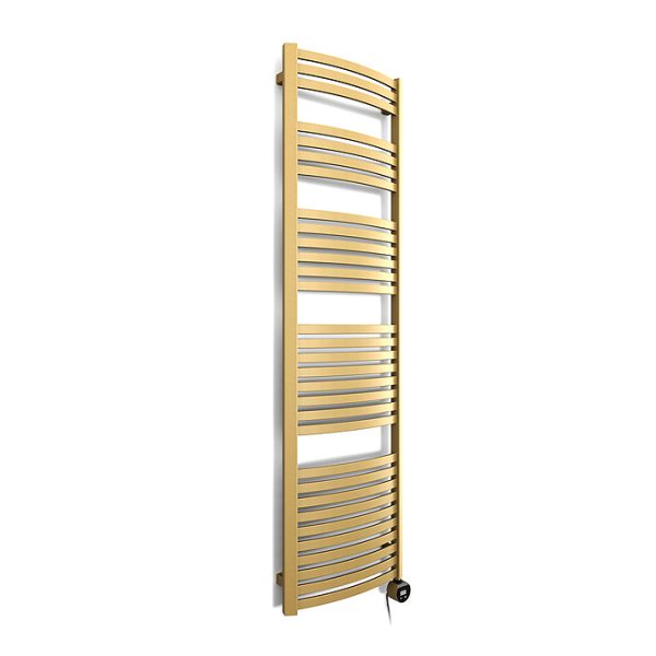 Terma Dexter (Wi Fi Controlled) H1760 x W500mm Brass Electric Towel Rail with 800w VEO Heating Element - Image 4