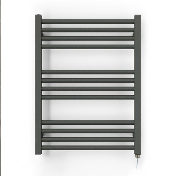 Terma Fiona Sparkling Grey 650 x 500mm Electric Towel Rail with 300W SIM Element - Image 4