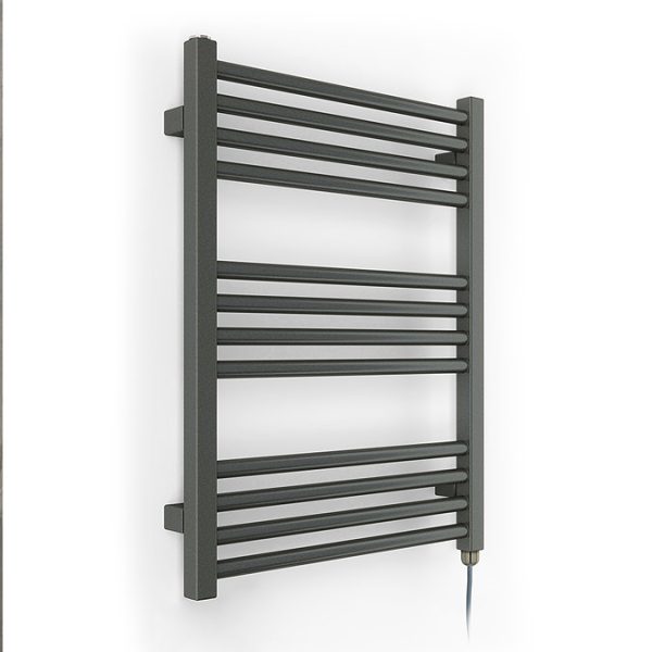 Terma Fiona Sparkling Grey 650 x 500mm Electric Towel Rail with 300W SIM Element - Image 5
