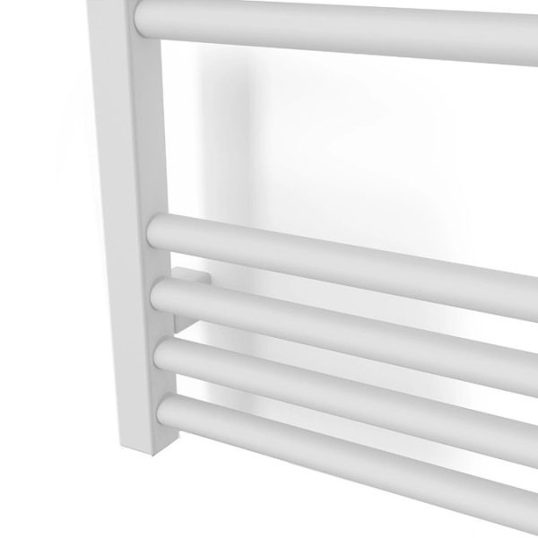 Terma Fiona Matt White 650 x 500mm Electric Towel Rail with 300W SIM Element - Image 2