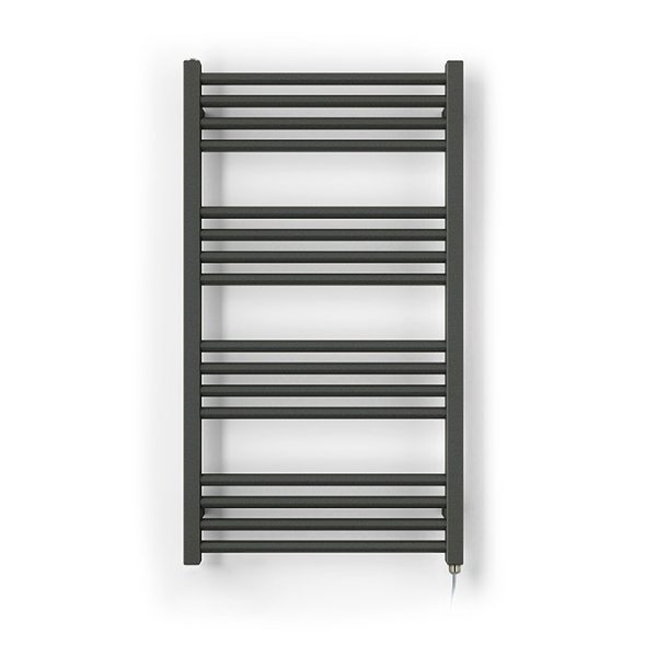 Terma Fiona Sparkling Grey 900 x 500mm Electric Towel Rail with 400W SIM Element - Image 3