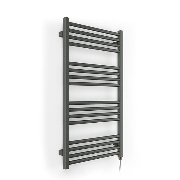 Terma Fiona Sparkling Grey 900 x 500mm Electric Towel Rail with 400W SIM Element - Image 4
