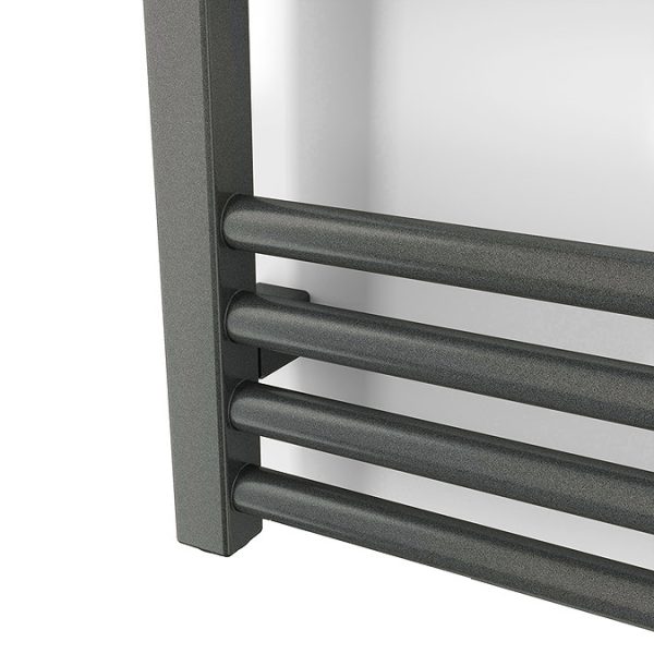 Terma Fiona Sparkling Grey 1140 x 500mm Electric Towel Rail with 600W SIM Element - Image 5