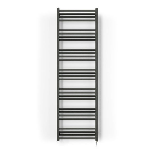 Terma Fiona Sparkling Grey 1620 x 500mm Electric Towel Rail with 800W SIM Element - Image 3