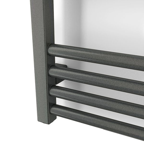 Terma Fiona Sparkling Grey 1620 x 500mm Electric Towel Rail with 800W SIM Element - Image 5
