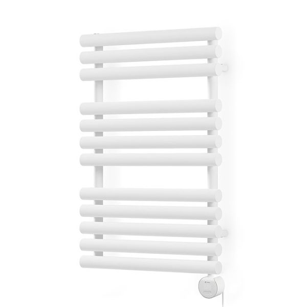 Terma Rolo Towel (Wi Fi Controlled) H755 x W520mm White Electric Towel Rail with 400w VEO Heating Element - Image 4