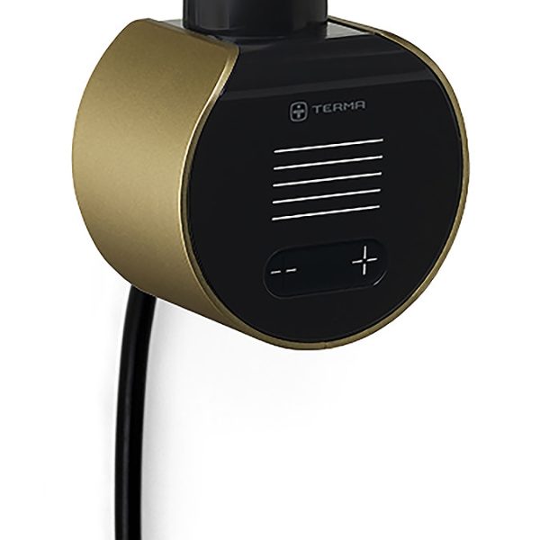 Terma Rolo Towel (Wi Fi Controlled) H755 x W520mm Brass Electric Towel Rail with 400w VEO Heating Element - Image 5
