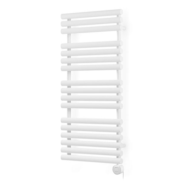 Terma Rolo Towel (Wi Fi Controlled) H1085 x W520mm White Electric Towel Rail with 600w VEO Heating Element - Image 4