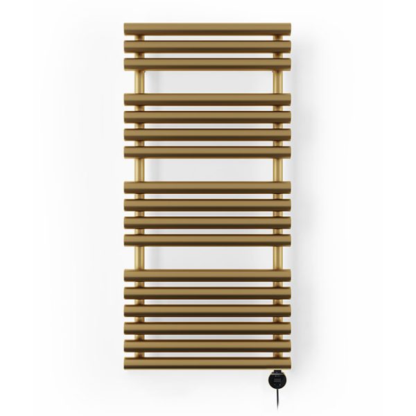 Terma Rolo Towel (Wi Fi Controlled) H1085 x W520mm Brass Electric Towel Rail with 600w VEO Heating Element - Image 3