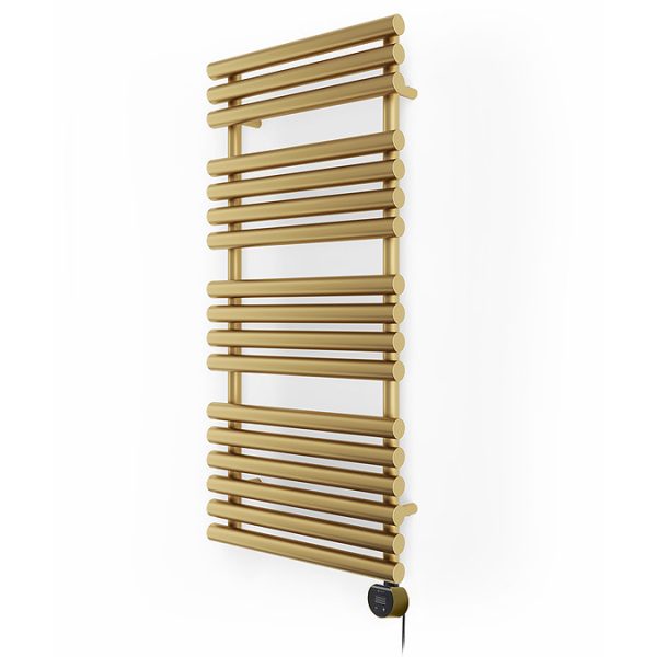 Terma Rolo Towel (Wi Fi Controlled) H1085 x W520mm Brass Electric Towel Rail with 600w VEO Heating Element - Image 4