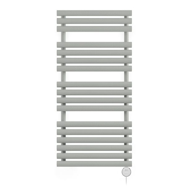 Terma Rolo Towel (Wi Fi Controlled) H1085 x W520mm Salt n Pepper Electric Towel Rail with 600w VEO Heating Element - Image 3