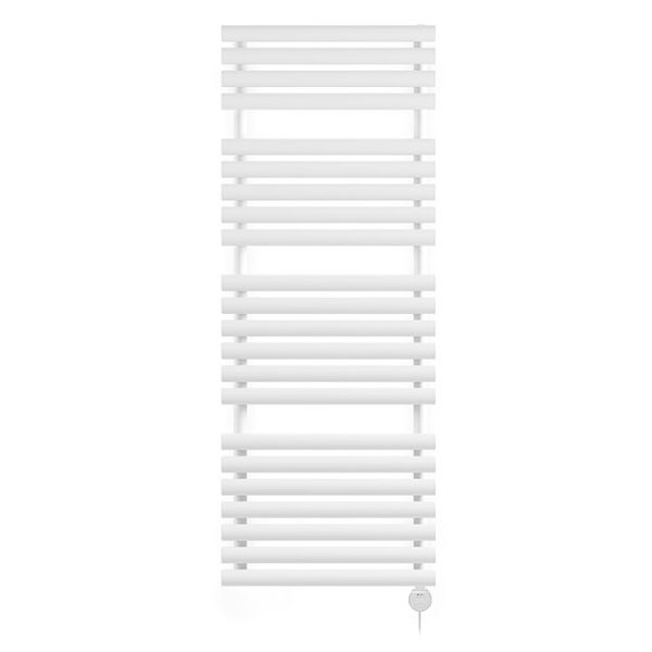 Terma Rolo Towel (Wi Fi Controlled) H1360 x W520mm White Electric Towel Rail with 800w VEO Heating Element - Image 3