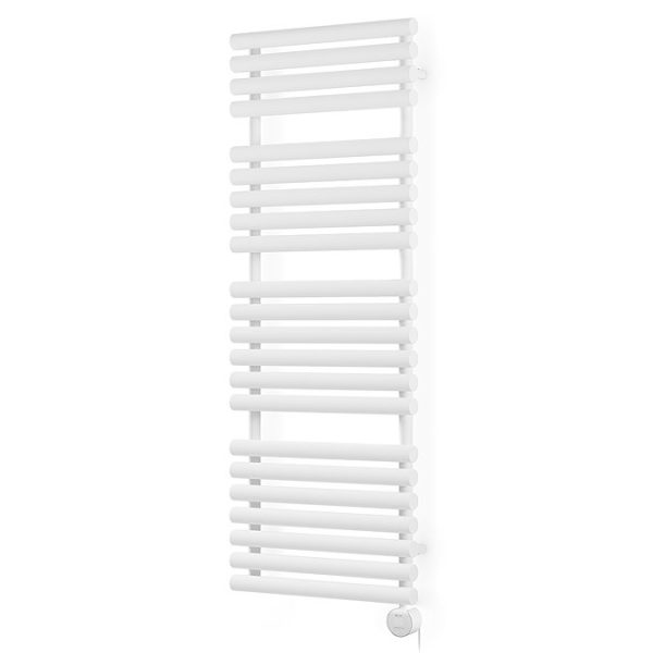 Terma Rolo Towel (Wi Fi Controlled) H1360 x W520mm White Electric Towel Rail with 800w VEO Heating Element - Image 4