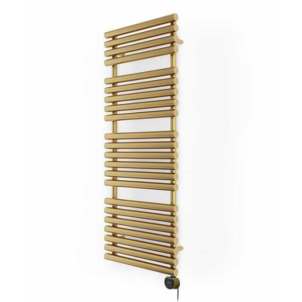 Terma Rolo Towel (Wi Fi Controlled) H1360 x W520mm Brass Electric Towel Rail with 800w VEO Heating Element - Image 4