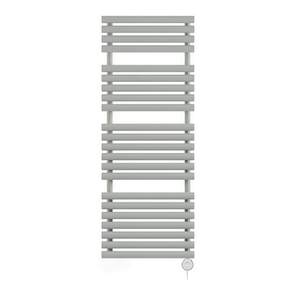 Terma Rolo Towel (Wi Fi Controlled) H1360 x W520mm Salt n Pepper Electric Towel Rail with 800w VEO Heating Element - Image 3
