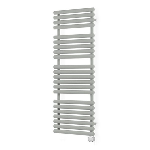 Terma Rolo Towel (Wi Fi Controlled) H1360 x W520mm Salt n Pepper Electric Towel Rail with 800w VEO Heating Element - Image 4