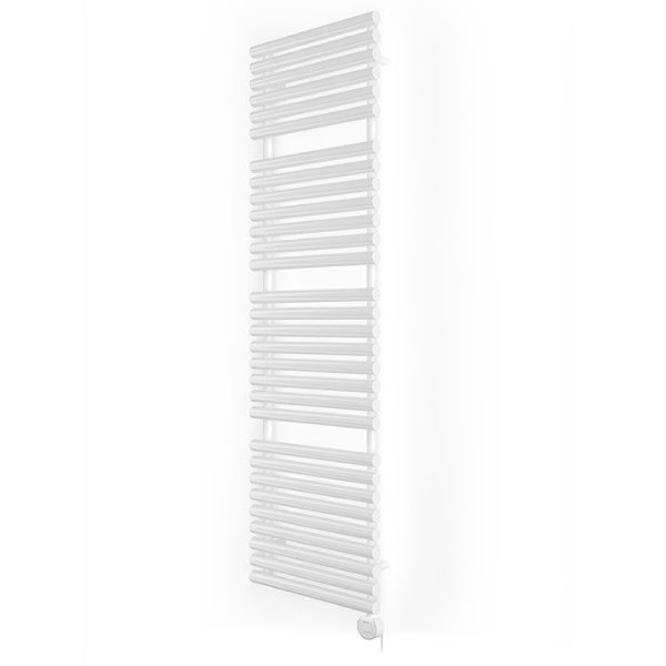 Terma Rolo Towel (Wi Fi Controlled) H1800 x W520mm White Electric Towel Rail with 1kw VEO Heating Element - Image 4