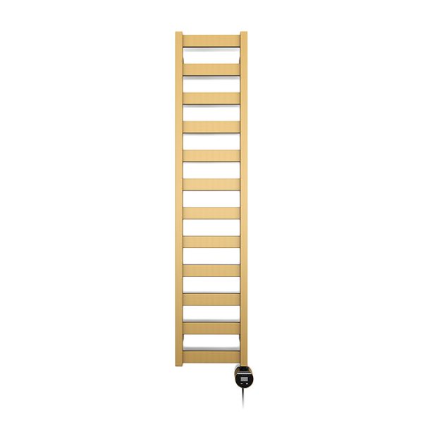Terma Vivo (Wi Fi Controlled) H1390 x W300mm Brass Electric Towel Rail with 400w VEO Heating Element - Image 3