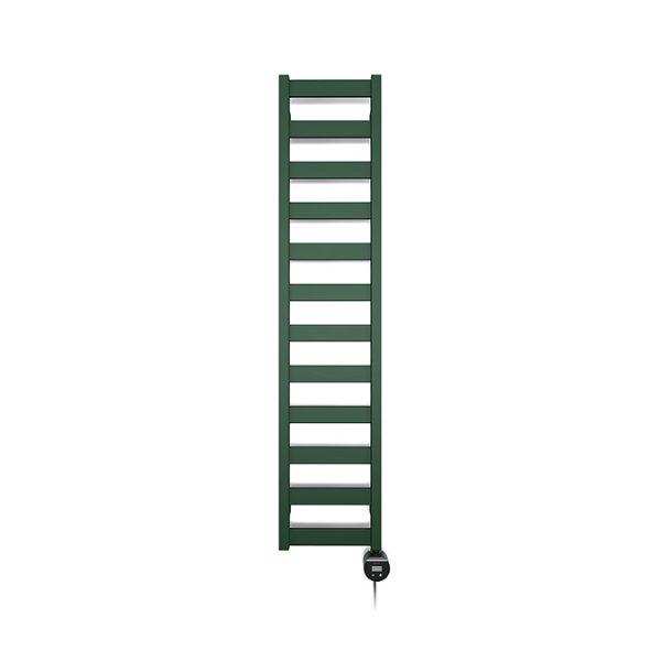 Terma Vivo (Wi Fi Controlled) H1390 x W300mm Matt Green Electric Towel Rail with 400w VEO Heating Element - Image 5