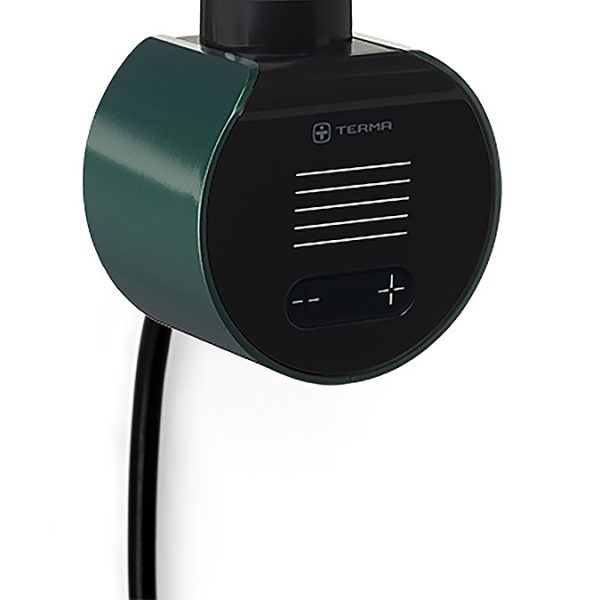 Terma Vivo (Wi Fi Controlled) H1390 x W300mm Matt Green Electric Towel Rail with 400w VEO Heating Element - Image 8