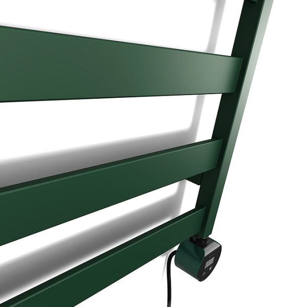 Terma Vivo (Wi Fi Controlled) H1630 x W500mm Matt Green Electric Towel Rail with 600w VEO Heating Element - Image 4