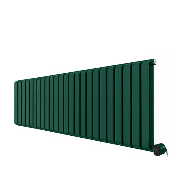 Terma Warp Room (Wi Fi Controlled) H330 x W1565 Matt Green Electric Radiator with 1kw VEO Heating Element - Image 5