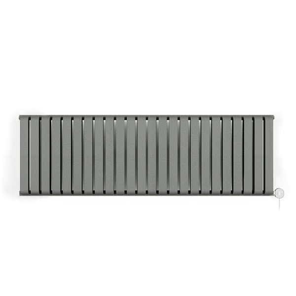 Terma Warp Room (Wi Fi Controlled) H330 x W1565 Salt n Pepper Electric Radiator with 1kw VEO Heating Element - Image 2