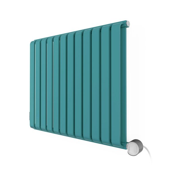 Terma Warp Room (Wi Fi Controlled) H630 x W785mm Matt Teal Electric Radiator with 800w VEO Heating Element - Image 4