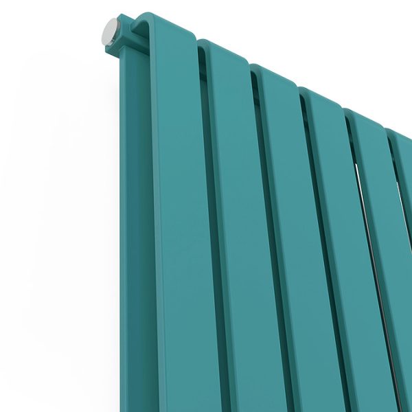 Terma Warp Room (Wi Fi Controlled) H630 x W785mm Matt Teal Electric Radiator with 800w VEO Heating Element - Image 6