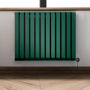 Terma Warp Room (Wi Fi Controlled) H630 x W785mm Matt Green Electric Radiator with 800w VEO Heating Element