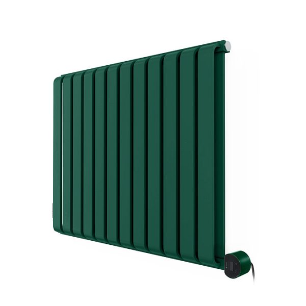 Terma Warp Room (Wi Fi Controlled) H630 x W785mm Matt Green Electric Radiator with 800w VEO Heating Element - Image 4