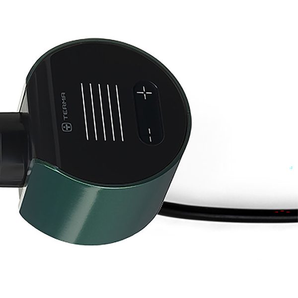 Terma Warp Room (Wi Fi Controlled) H630 x W785mm Matt Green Electric Radiator with 800w VEO Heating Element - Image 7
