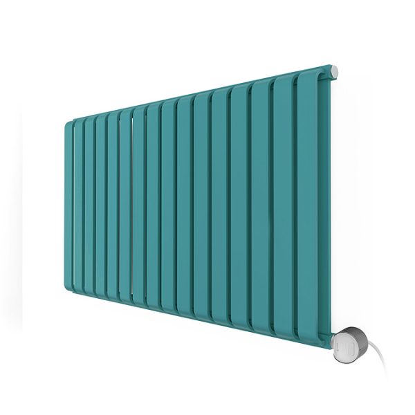 Terma Warp Room (Wi Fi Controlled) H630 x W1045mm Matt Teal Electric Radiator with 1.2kw VEO Heating Element - Image 4