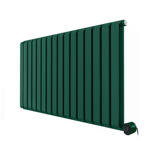 Terma Warp Room (Wi Fi Controlled) H630 x W1045mm Matt Green Electric Radiator with 1.2kw VEO Heating Element - Image 4
