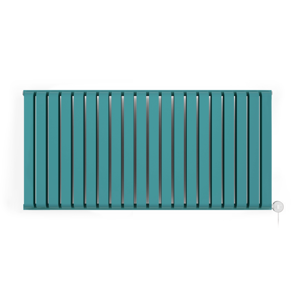 Terma Warp Room (Wi Fi Controlled) H630 x W1305mm Matt Teal Electric Radiator with 1.5kw VEO Heating Element
