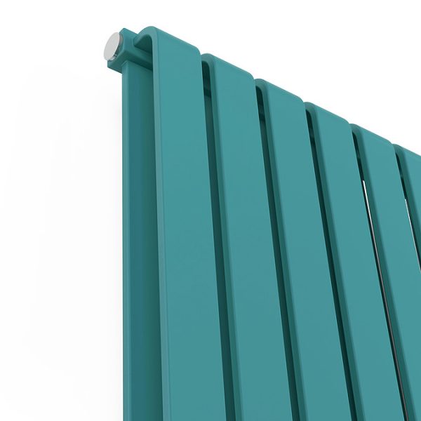 Terma Warp Room (Wi Fi Controlled) H630 x W1305mm Matt Teal Electric Radiator with 1.5kw VEO Heating Element - Image 5