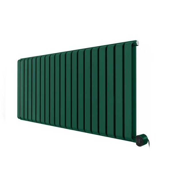 Terma Warp Room (Wi Fi Controlled) H630 x W1305mm Matt Green Electric Radiator with 1.5kw VEO Heating Element - Image 4