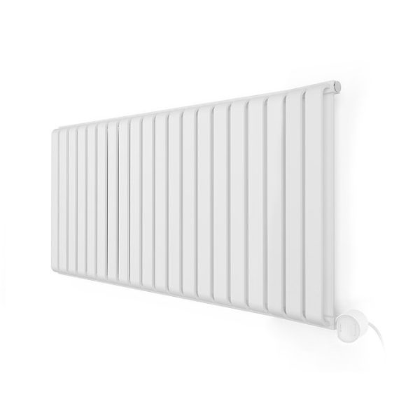 Terma Warp Room (Wi Fi Controlled) H630 x W1305mm Matt White Electric Radiator with 1.5kw VEO Heating Element - Image 5