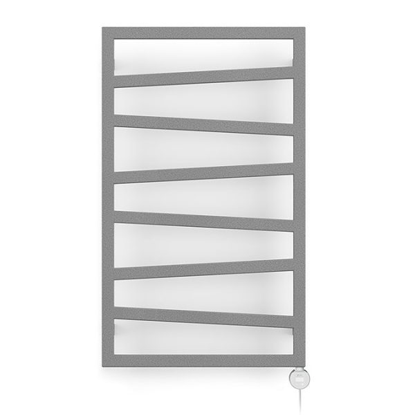 Terma Zig Zag (Wi Fi Controlled) H835 x W500mm Salt n Pepper Electric Towel Rail with 300w VEO Heating Element - Image 3