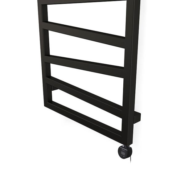 Terma Zig Zag (Wi Fi Controlled) H1070 x W500mm Heban Black Electric Towel Rail with 400w VEO Heating Element - Image 6