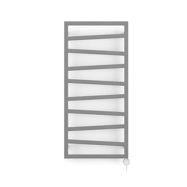 Terma Zig Zag (Wi Fi Controlled) H1070 x W500mm Salt n Pepper Electric Towel Rail with 400w VEO Heating Element - Image 4