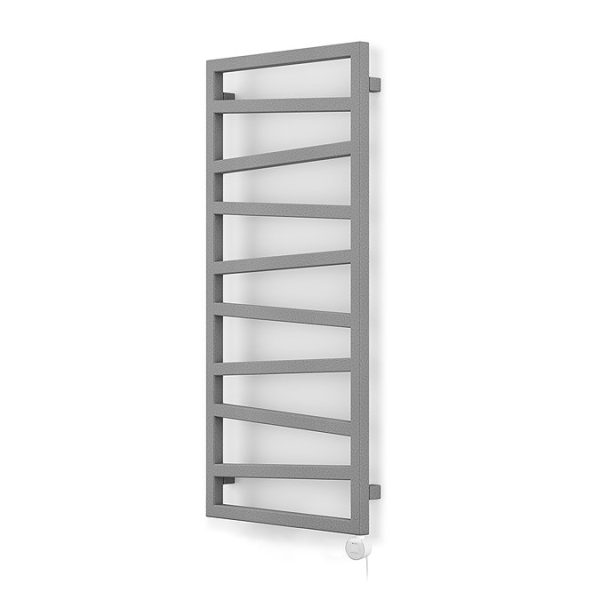 Terma Zig Zag (Wi Fi Controlled) H1070 x W500mm Salt n Pepper Electric Towel Rail with 400w VEO Heating Element - Image 5
