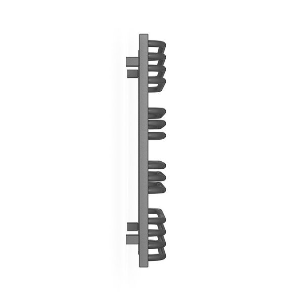 Terma Alex One H760 x W500mm Modern Grey Electric Only Towel Rail - Image 5