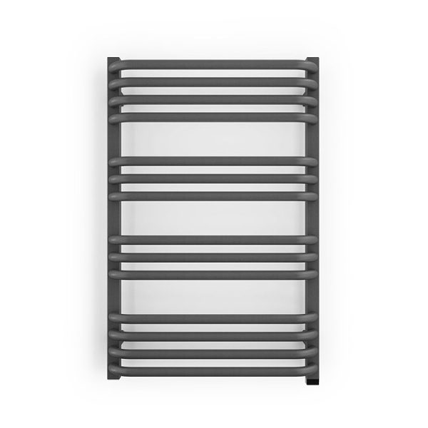Terma Alex One H760 x W500mm Modern Grey Electric Only Towel Rail - Image 6