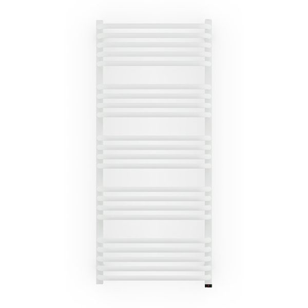 Terma Alex One H1140 x W500mm White Electric Only Towel Rail - Image 3